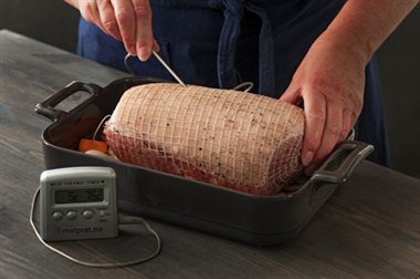 Klassisk skinkestek med surkål