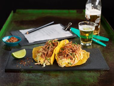 Maistortilla med pulled pork