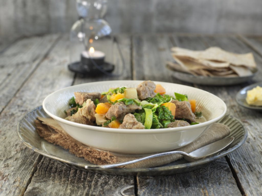 Høstlig lammegryte med rotgrønnsaker