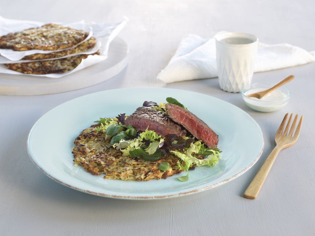 Biff med potet- og sellerirösti