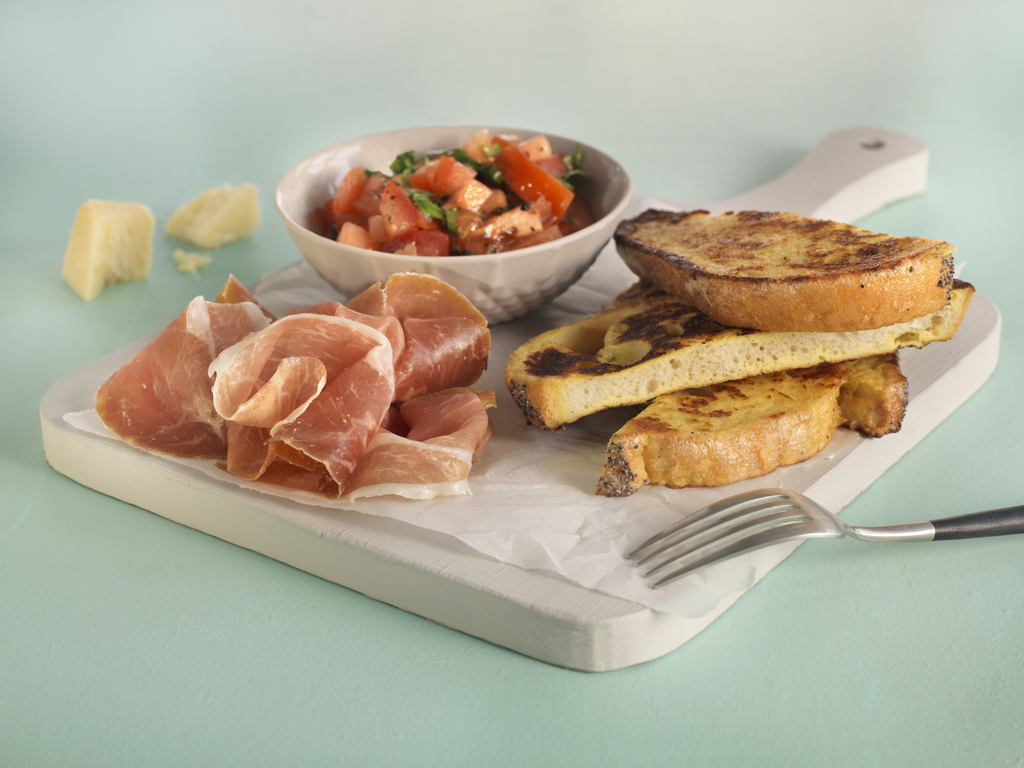 French toast med spekeskinke