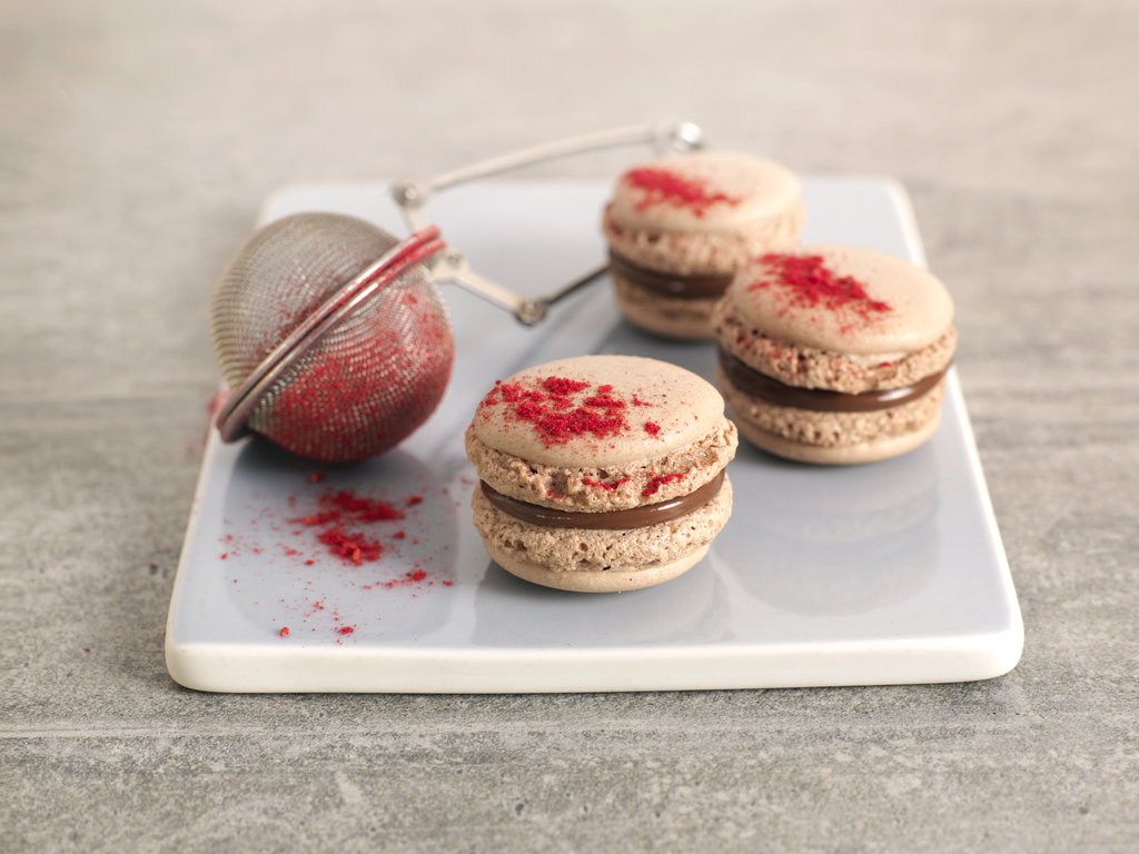 Makroner med nutella