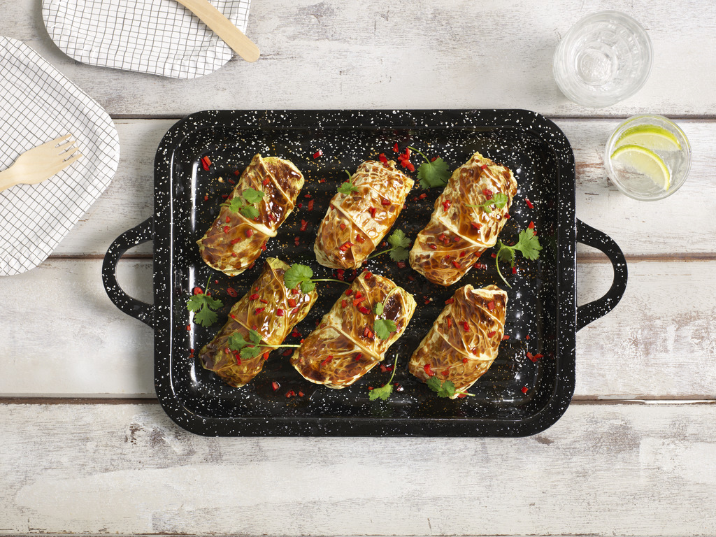 Asiatiske kålruletter