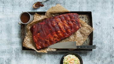 Spareribs med kålsalat