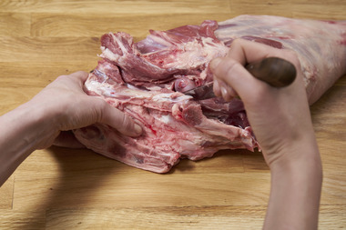 Utbening av lammelår trinnbilde 2