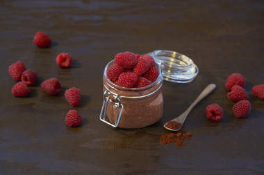 Kjøleskapsgrøt med sjokolade        