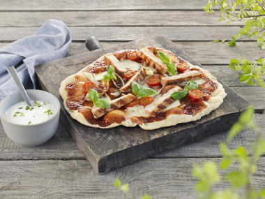 BBQ-pizza