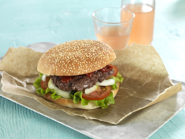 Hjemmelaget hamburger