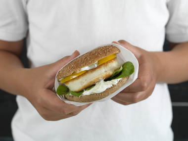 Polarbrød med fiskekake