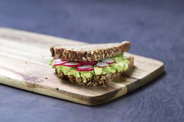 Vegetarsandwich dobbel