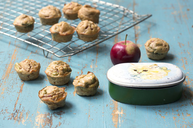 matmuffins med skinke og brokkoli