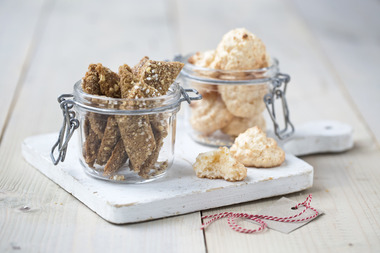 Brune pinner og kokosmakroner