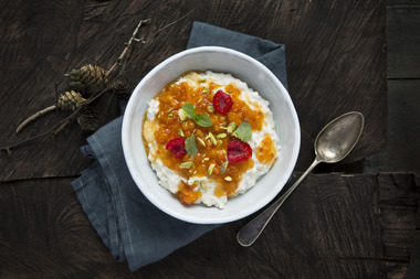 Byggrynskrem med multer