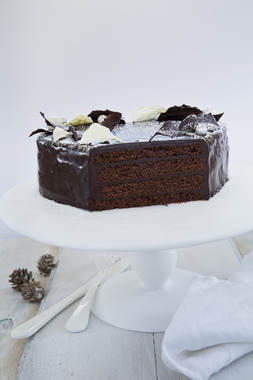 Sjokoladehjerte med peppermyntesmak