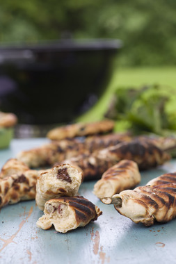 Pinnebrød med sjokolade og nøtter