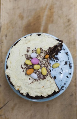 påskekake med appelsinkrem