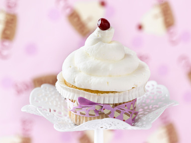 Muffins med kremtopp