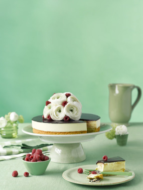 Ostekake med sjokoladetrekk