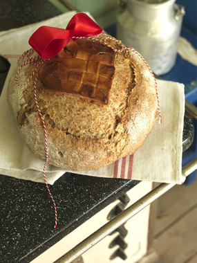 Brød pyntet til fest