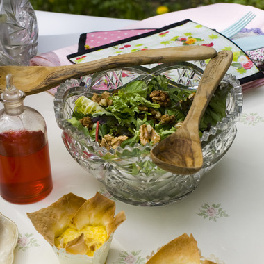 Salat med valnøtter