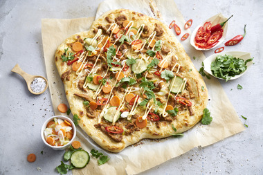 Pizza inspirert av Bánh Mì                        