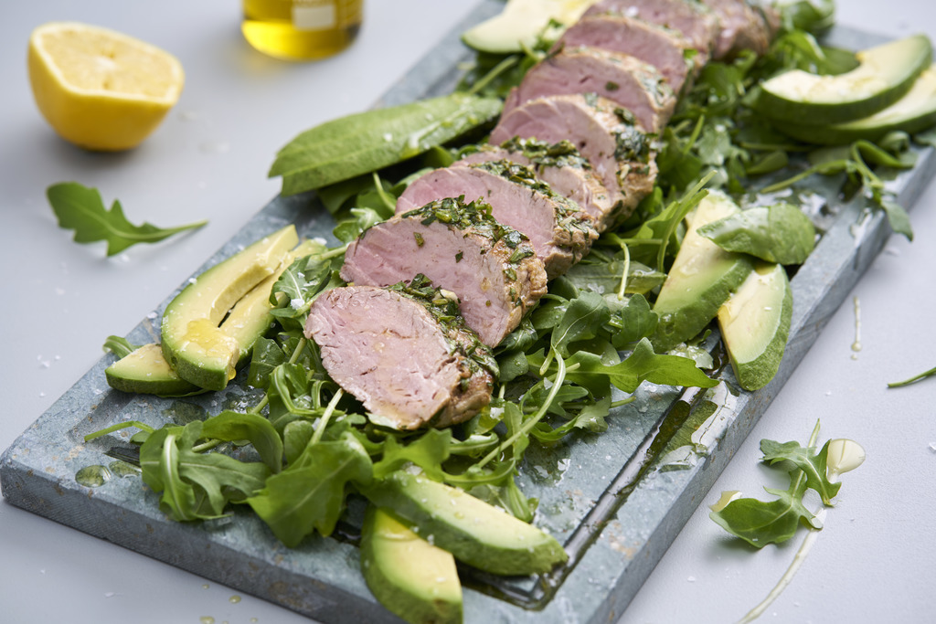 Svinefilet med urtemarinade 