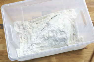 Salting av lammelår 3                              