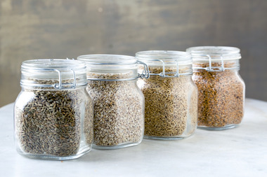 Bygg, havre, hvete og rug