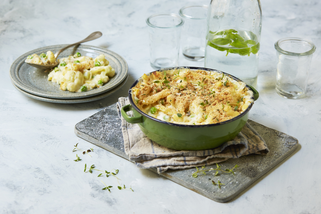 Mac ‘n’ cheese med blomkål