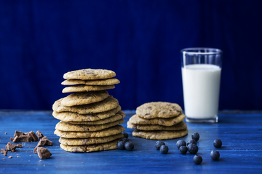 Amerikanske cookies med sjokoladebiter