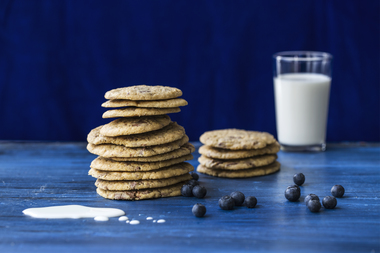 Amerikanske cookies med sjokoladebiter
