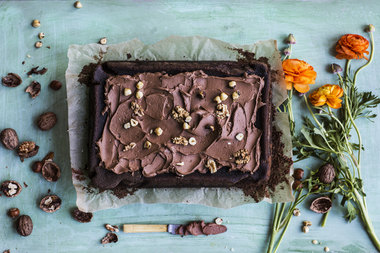 Sjokoladekake i langpanne