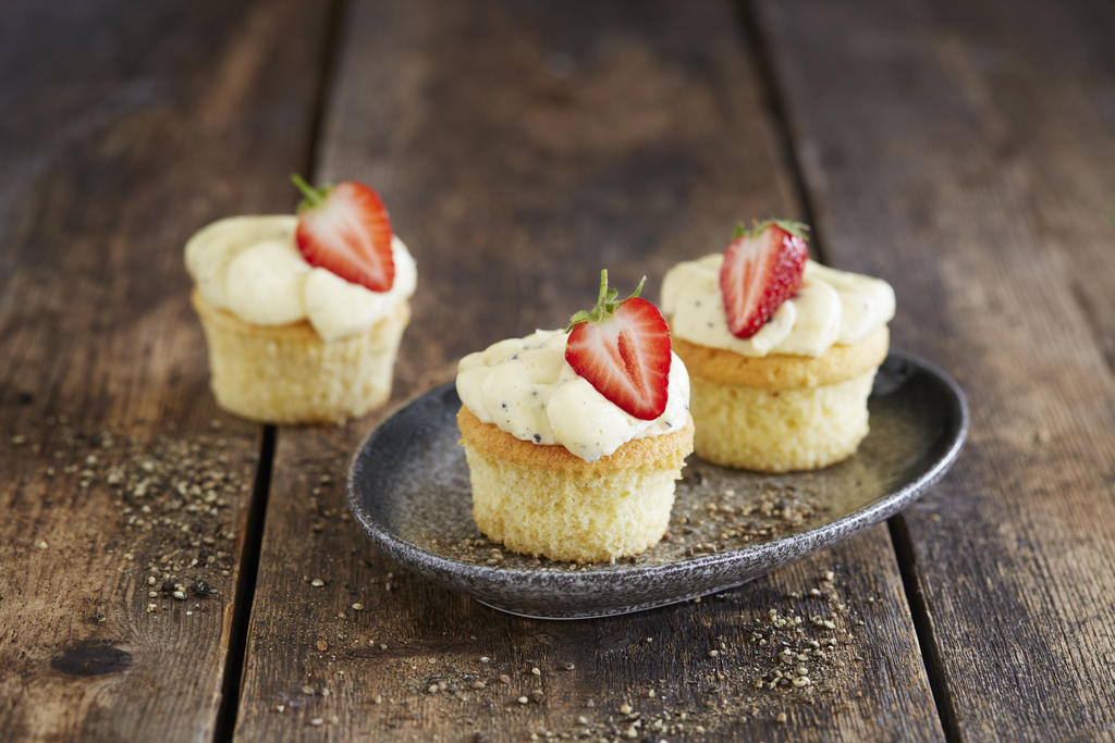 Cupcakes med pepperostkrem