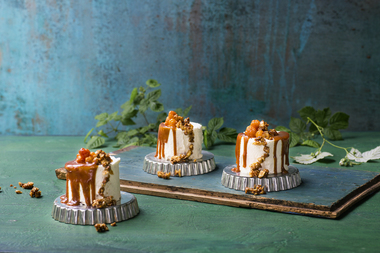 Bløtkake med multer, karamell og krønsj - vinneroppskrift av Vidar Abrahamsen