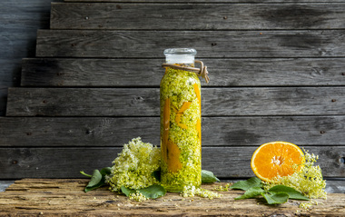 Hylleblomst- og appelsindram