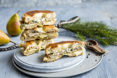 Bagel med svinenakke og pære alternativ 1