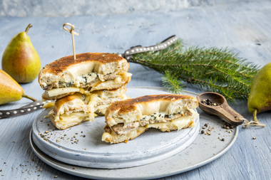 Bagel med svinenakke og pære alternativ 2