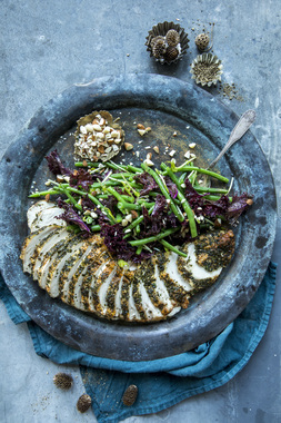 Urtestekt kalkunbryst - høydebilde