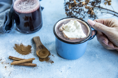 Varm sjokolade med rødvin