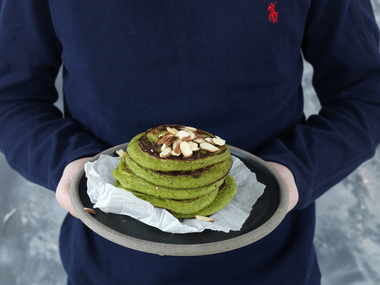 Grønne pannekaker