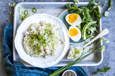 Filippinsk risotto med kylling 