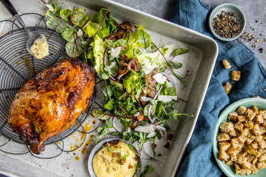 Cæsarsalat med grillet kylling alternativ 3