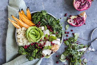 Kyllingsalat med søtpotet