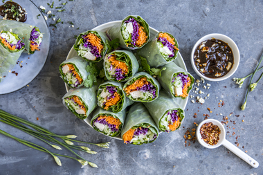 Ferske vårruller med kylling alternativ 2