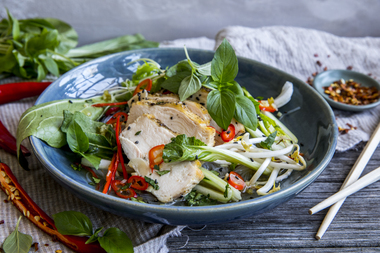 Nudelsuppe med kylling