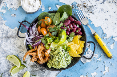 Tacosalat med kylling