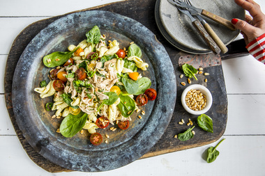 Kylling- og pastasalat med pesto alternativ 2