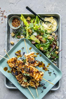 KYLLINGSPYD MED CÆSARSALAT - høydebilde