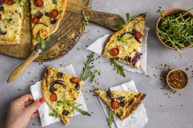 GRILLET VEGETARPIZZA