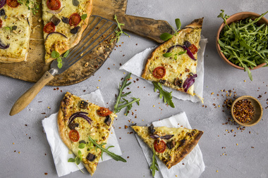 GRILLET VEGETARPIZZA